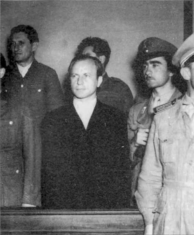 Maggio 1948: Herbert Kappler davanti al Tribunale militare