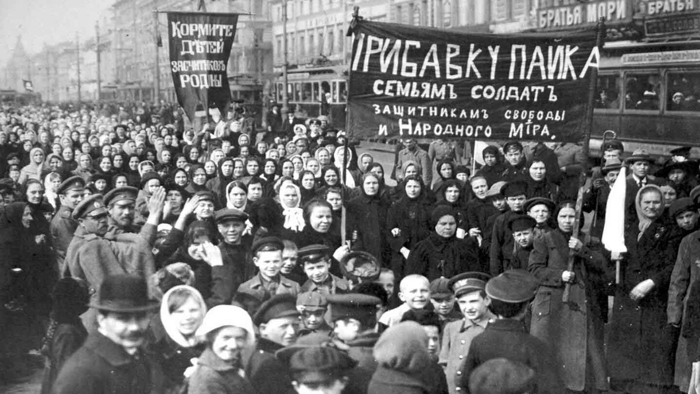 Donne manifestanti, 8 marzo 1917, San Pietroburgo