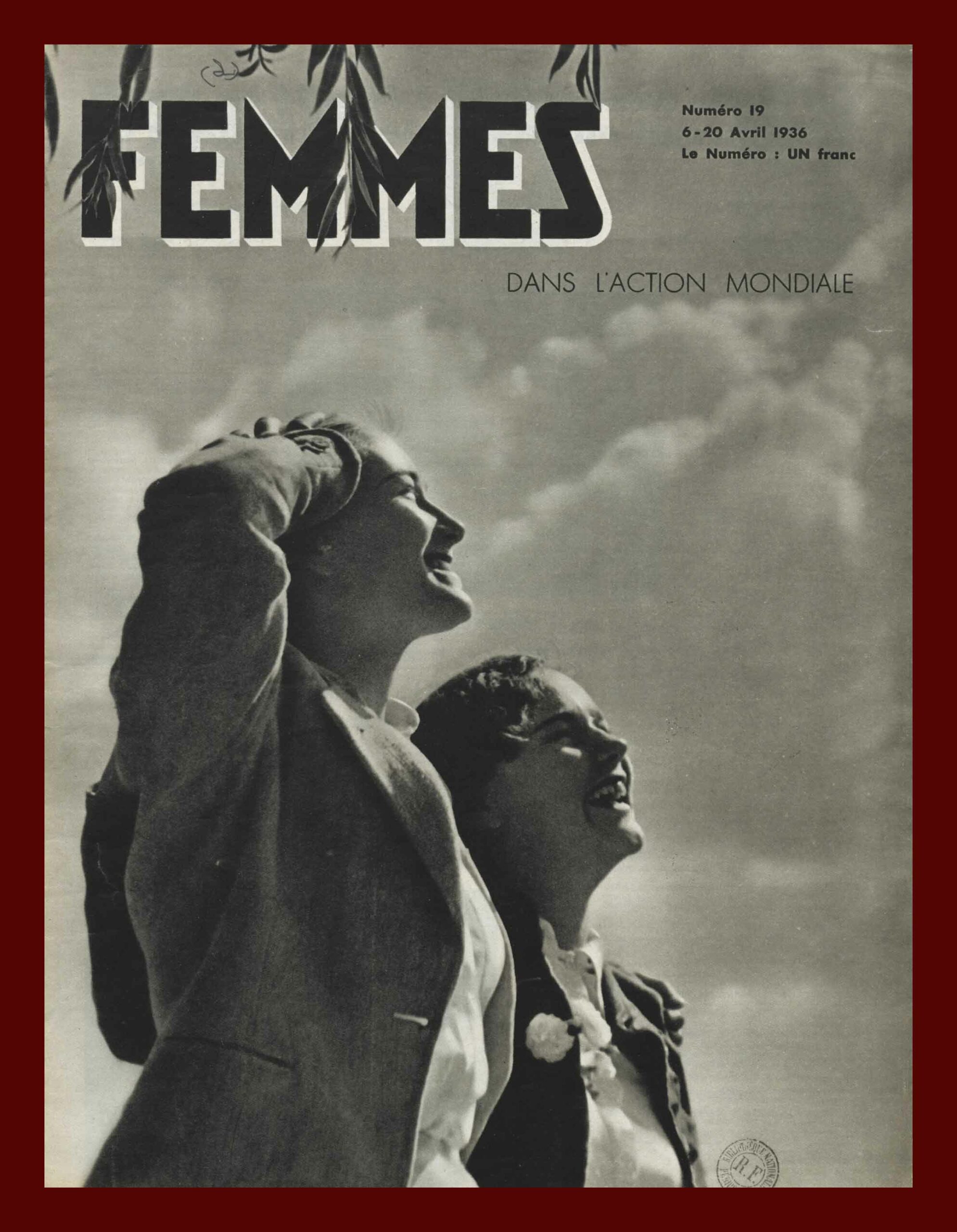 “Femmes dans l’action mondiale”, 6 aprile 1936
