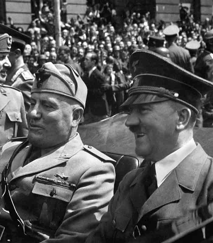 Hitler e Mussolini a Monaco di Baviera