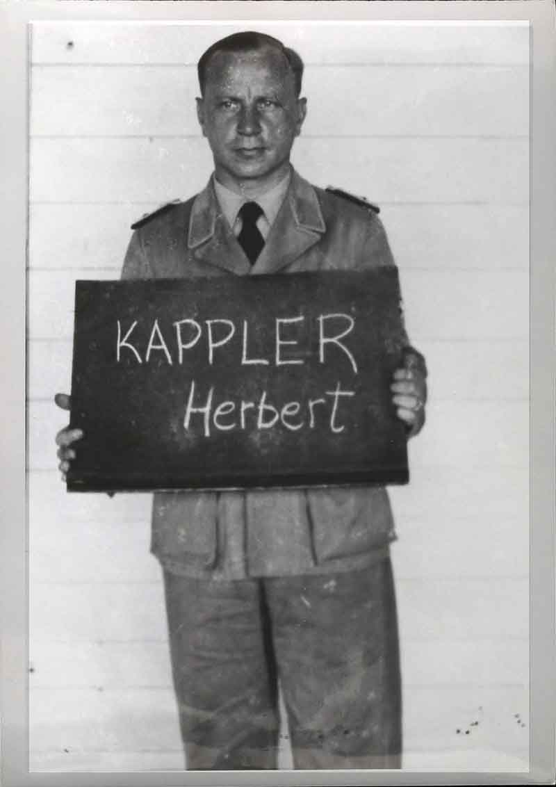 Herbert Kappler in una foto segnaletica