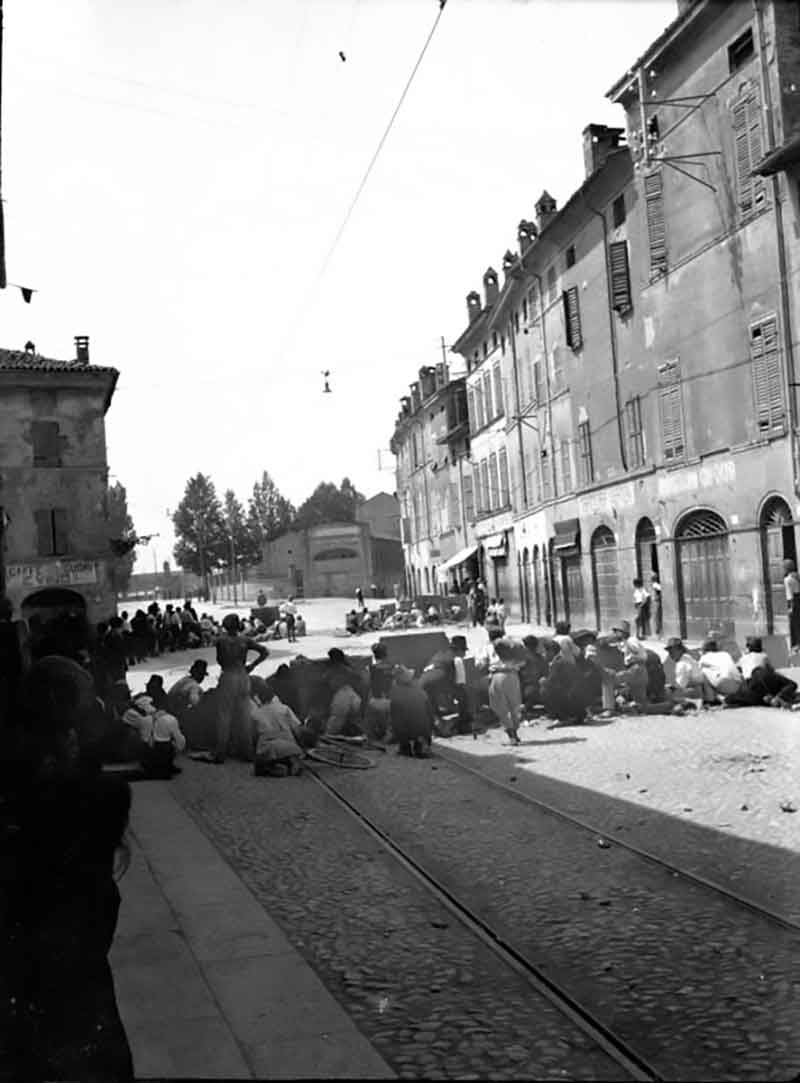 Parma, Oltretorrente, barricate in via Bixio, agosto 1922